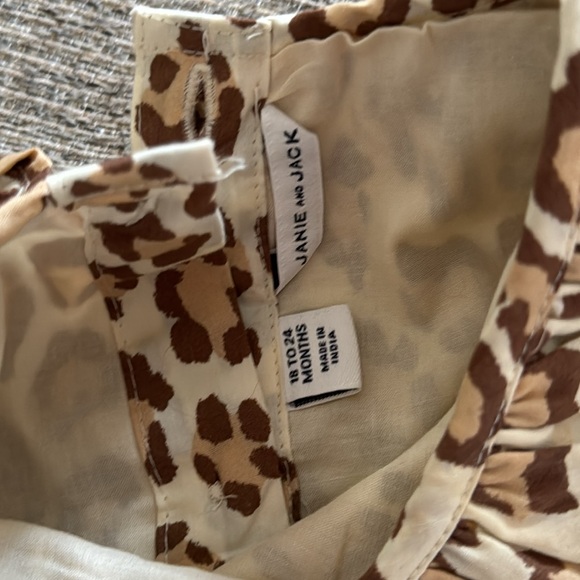 NWOT 18-24m Janie and Jack Leopard Dress - Picture 3 of 4